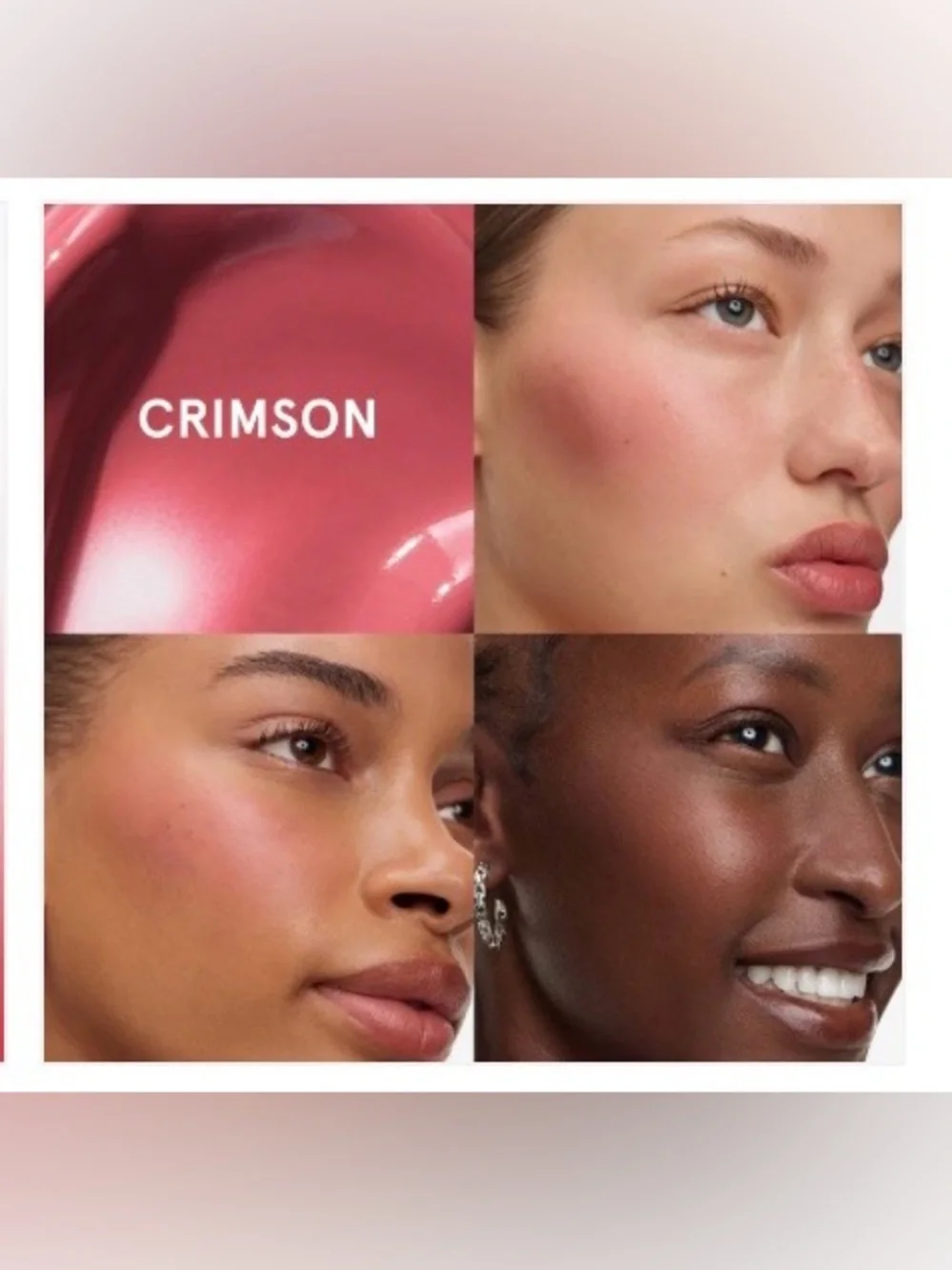 New Glossier Mini Cloud Paint Trio - Glisten, Afterglow, Crimson - Holiday 2025